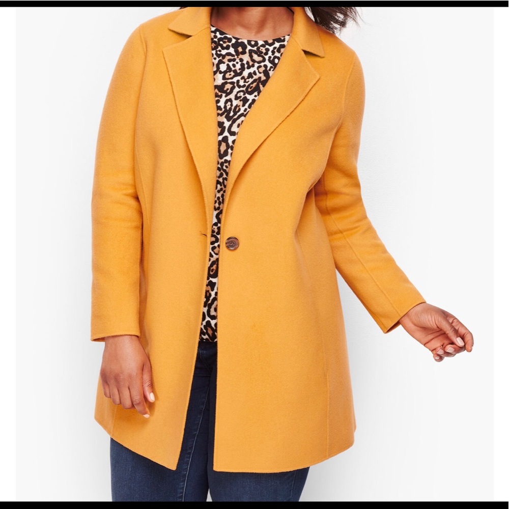 NWT Talbots Double Face Wool Jacket Size 16W